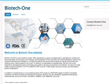 Tablet Screenshot of biotech-one.com